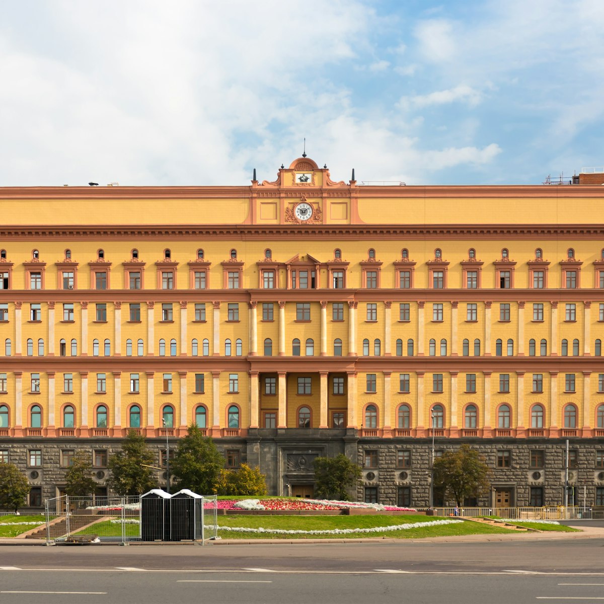 The Lubyanka Building, the headquarters of the FSB (former KGB) on Lubyanka Square in Moscow, Russia.