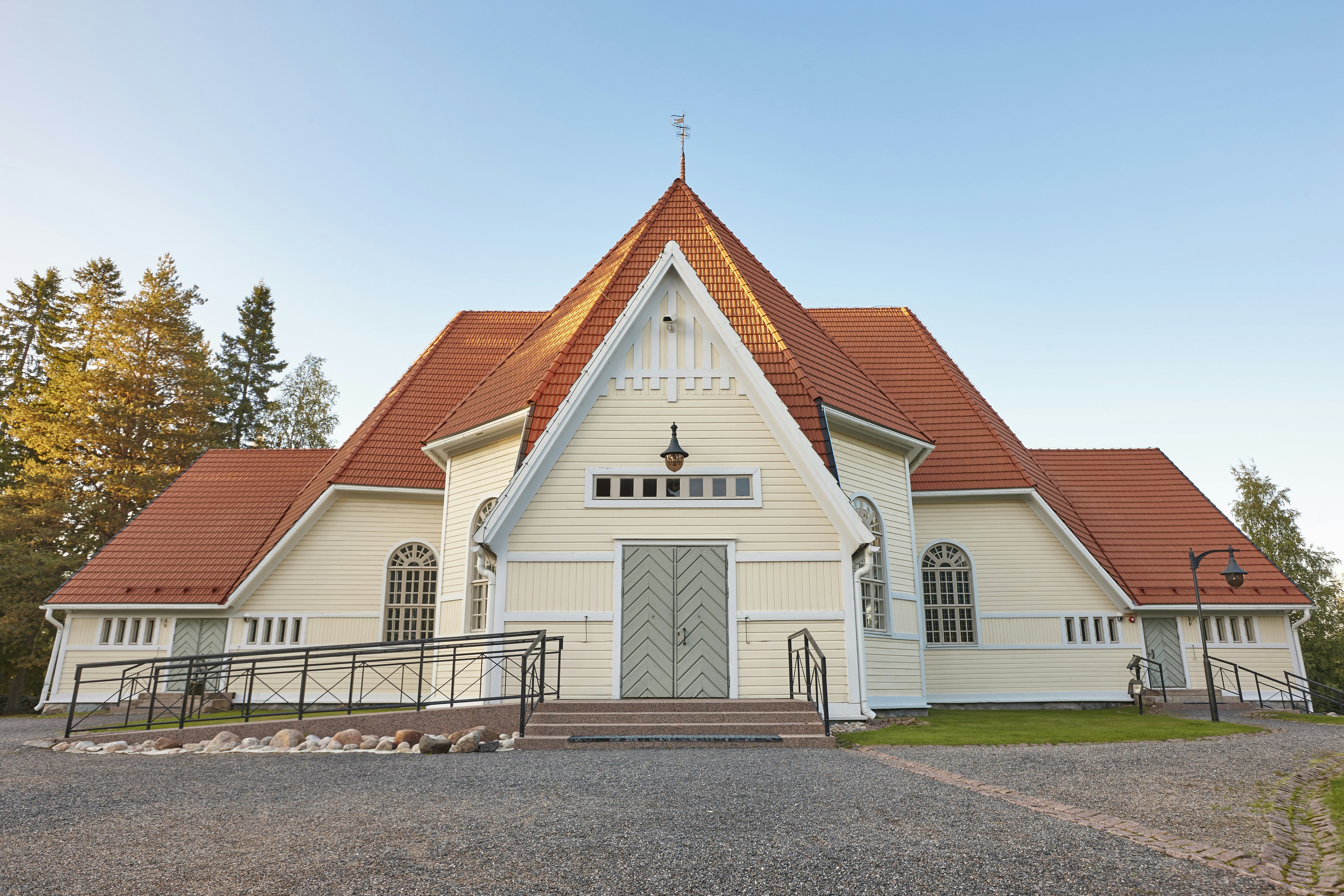 Haukipudas church in Finland.