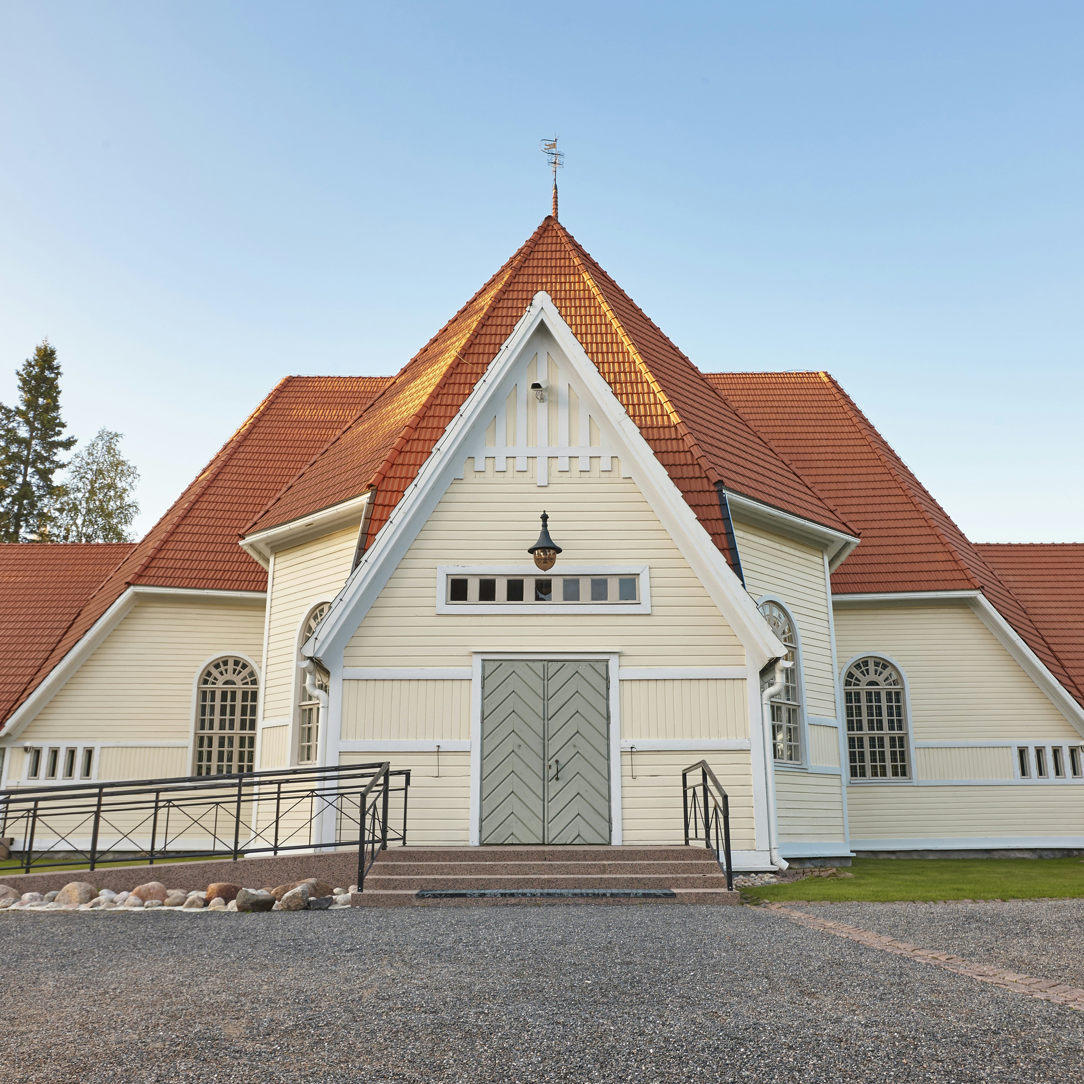 Haukipudas church in Finland.
