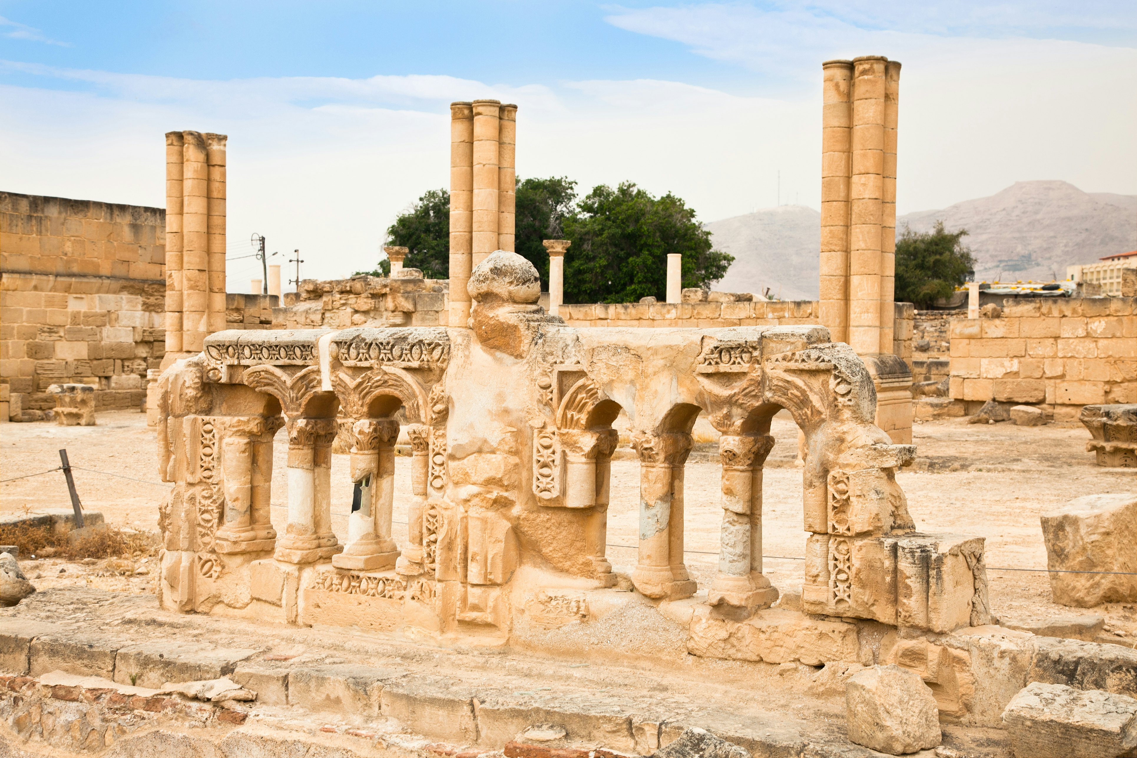 Hisham's Palace in the West Bank city of Jericho.