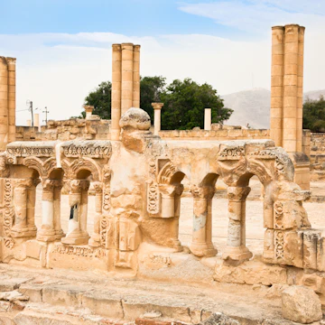 Hisham's Palace in the West Bank city of Jericho.
