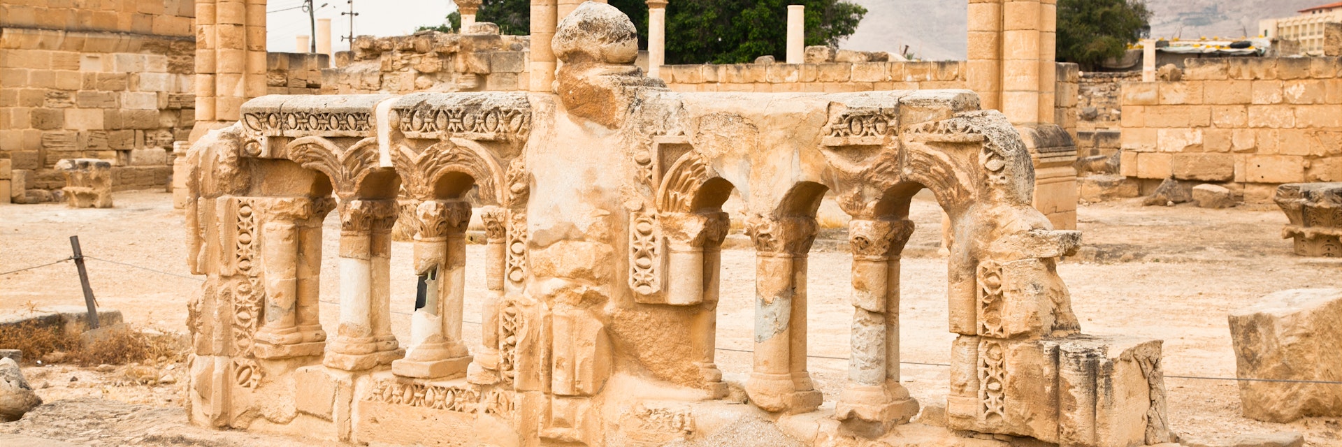 Hisham's Palace in the West Bank city of Jericho.