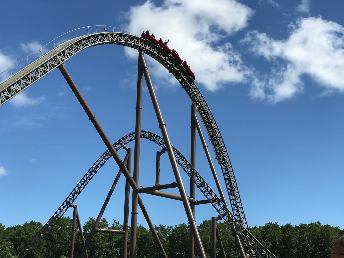 Rollercoaster at Djurs Sommerland.