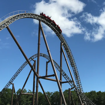 Rollercoaster at Djurs Sommerland.