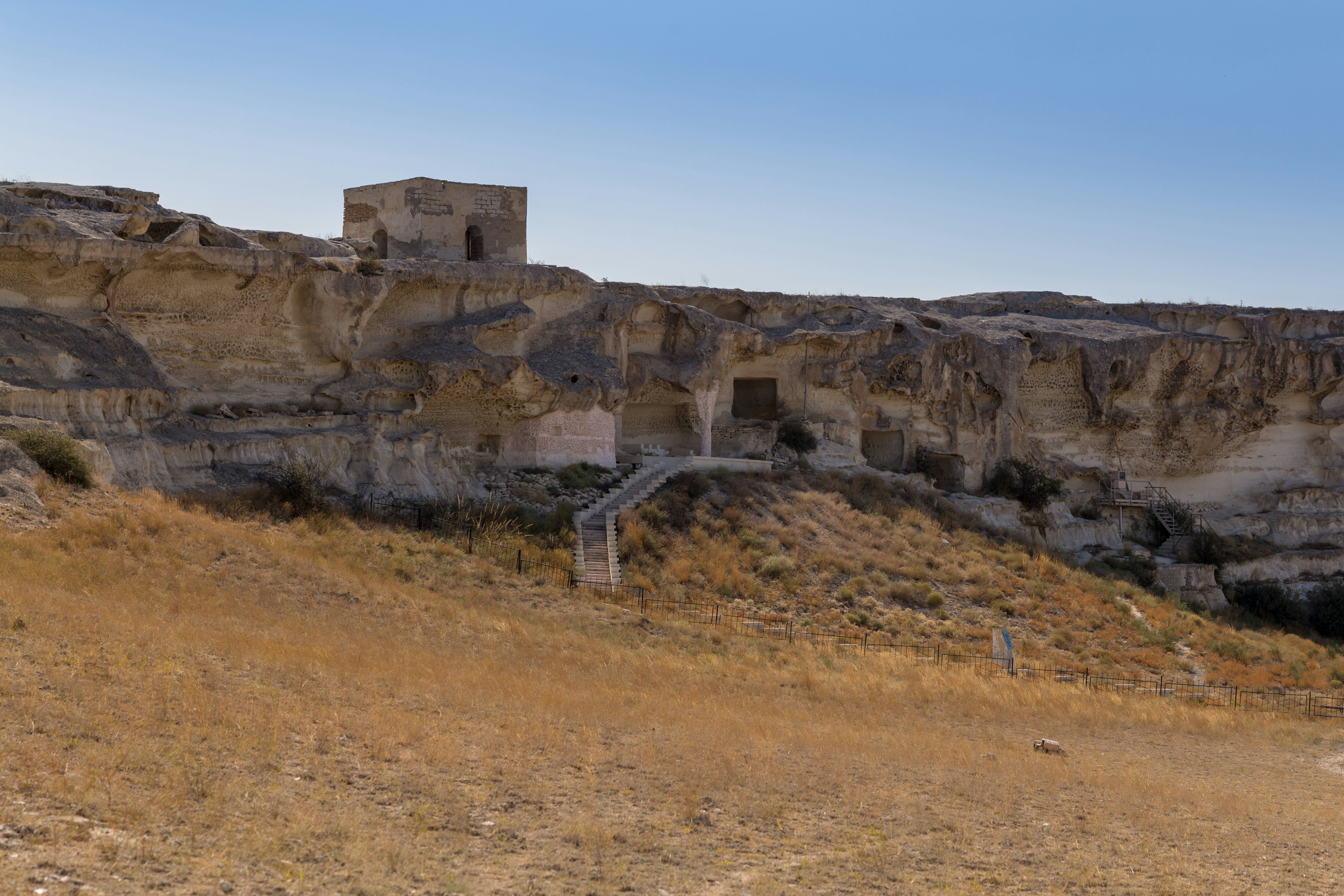 Underground mosque Shakpak-Ata in Kazakhstan in Mangistau. 