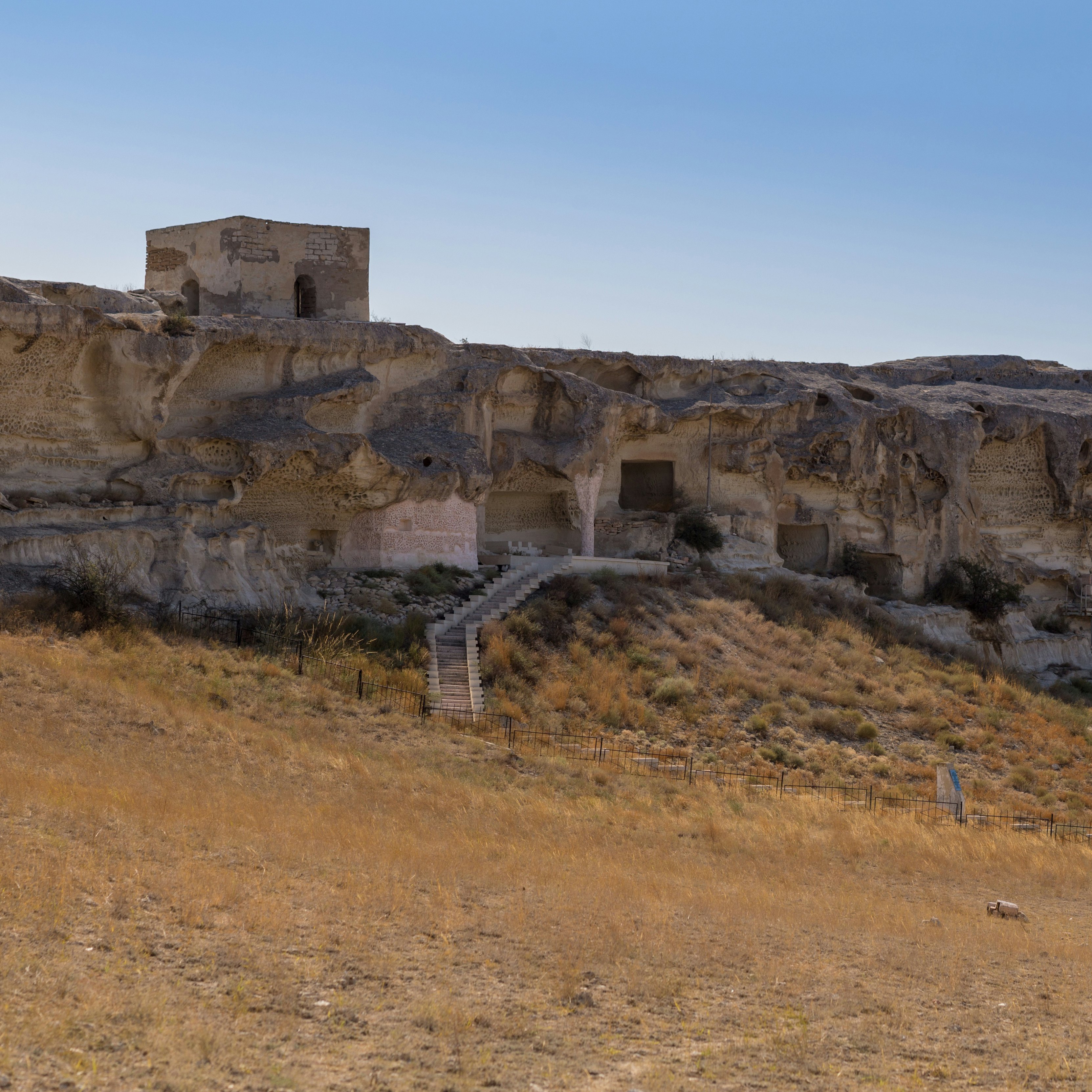 Underground mosque Shakpak-Ata in Kazakhstan in Mangistau.