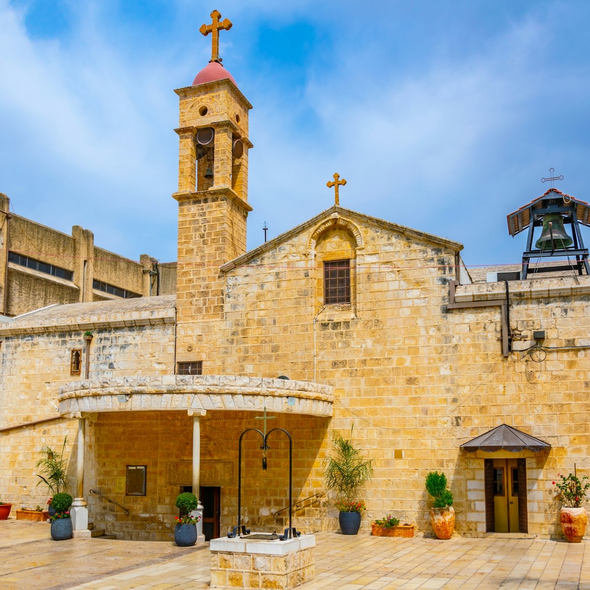 Greek orthodox church of the annunciation in Nazareth, Israel.