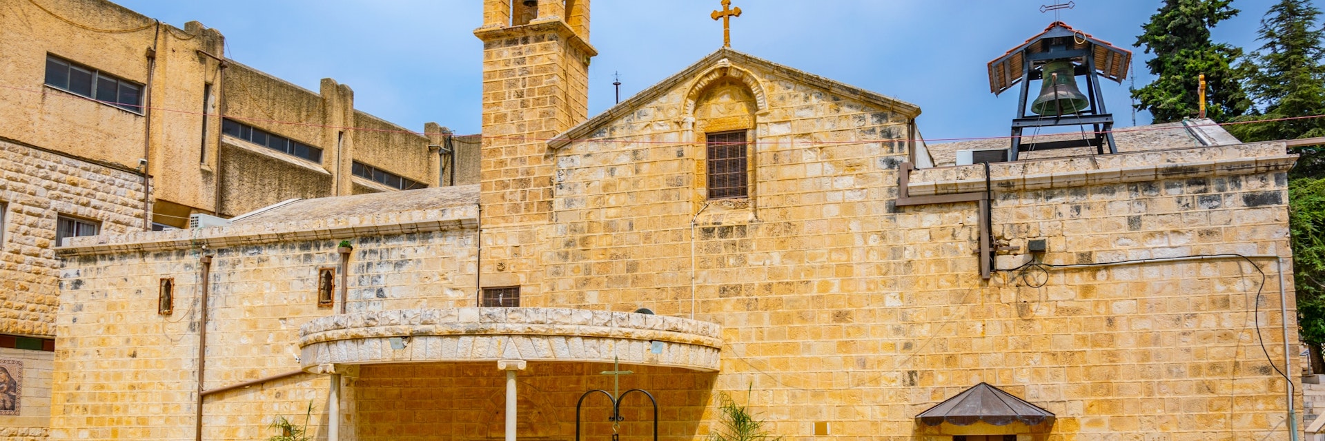 Greek orthodox church of the annunciation in Nazareth, Israel.