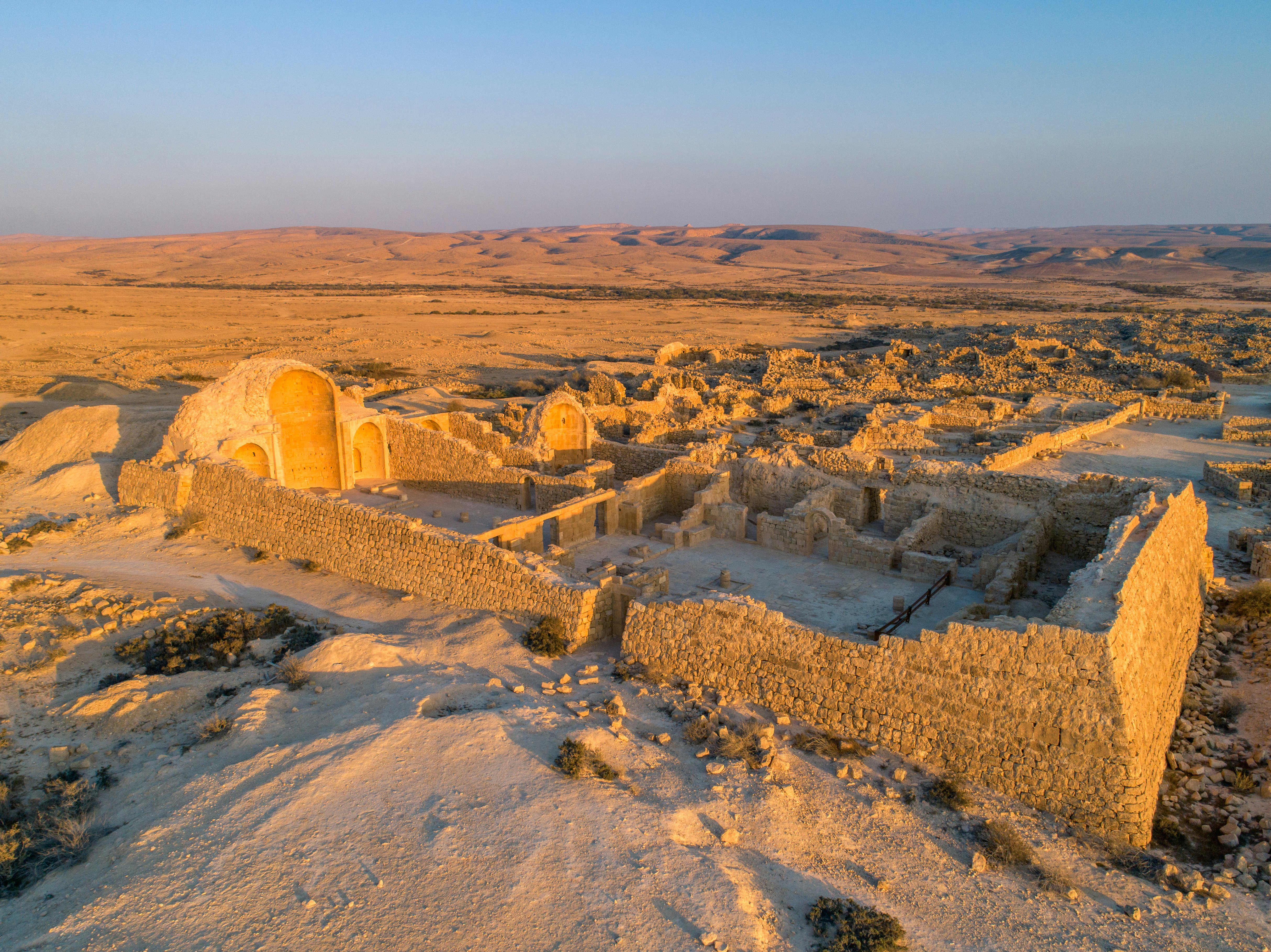 Shivta national park in southern Israel. 