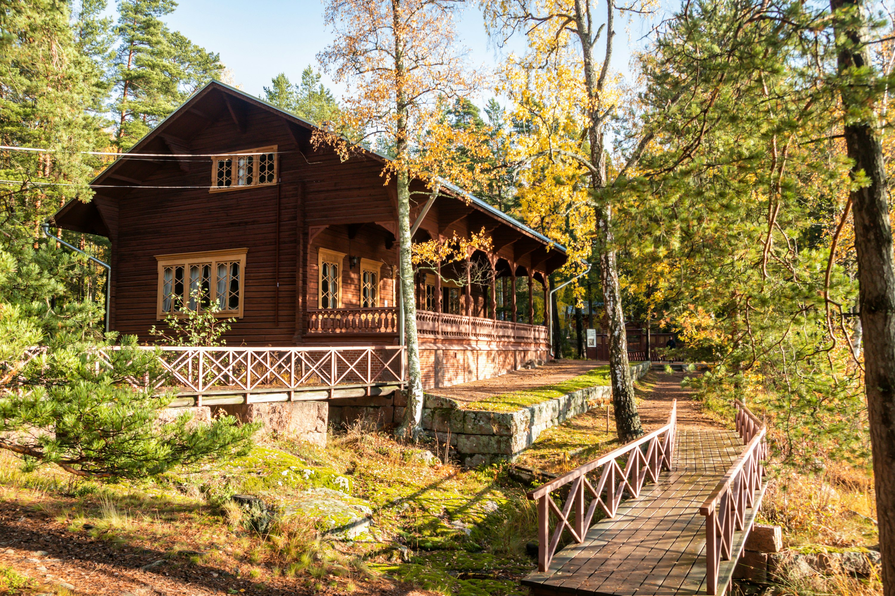 Emperor Alexander lll fishing lodge Langinkoski.

