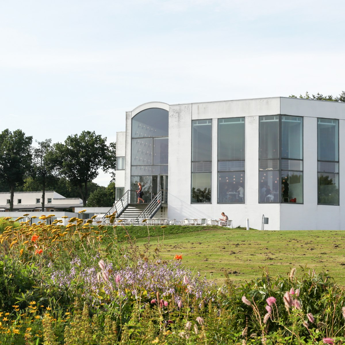 Trapholt museum building, a museum of contemporary art and design located in Kolding, Denmark.