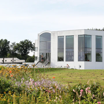 Trapholt museum building, a museum of contemporary art and design located in Kolding, Denmark.