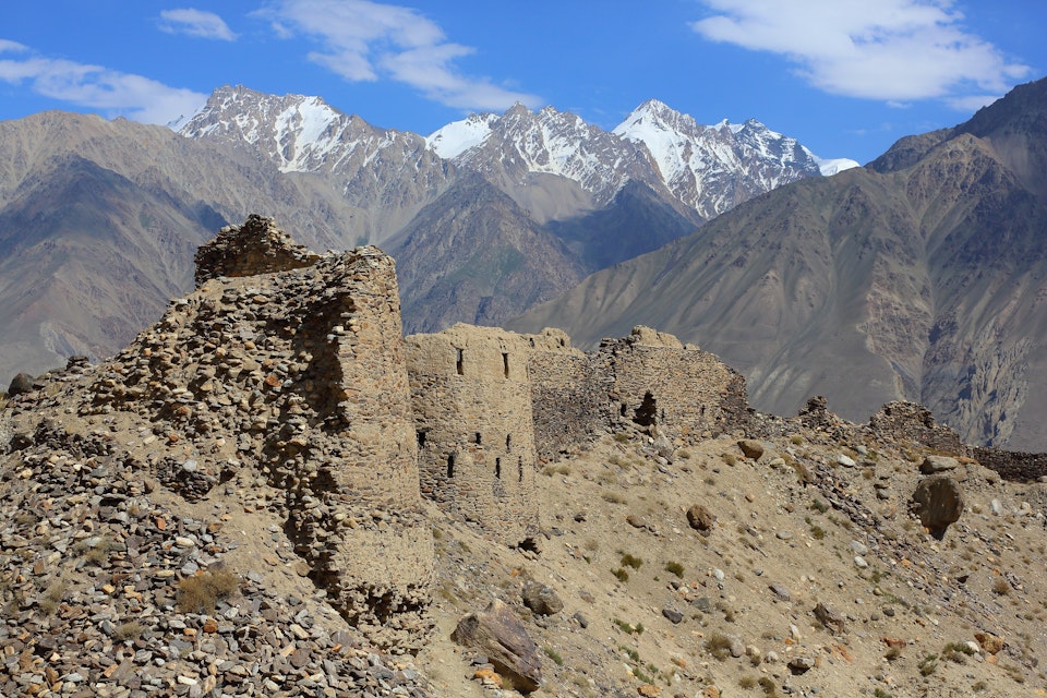 Yamchun Fortress in Tajikistan's Wakhan Corridor.