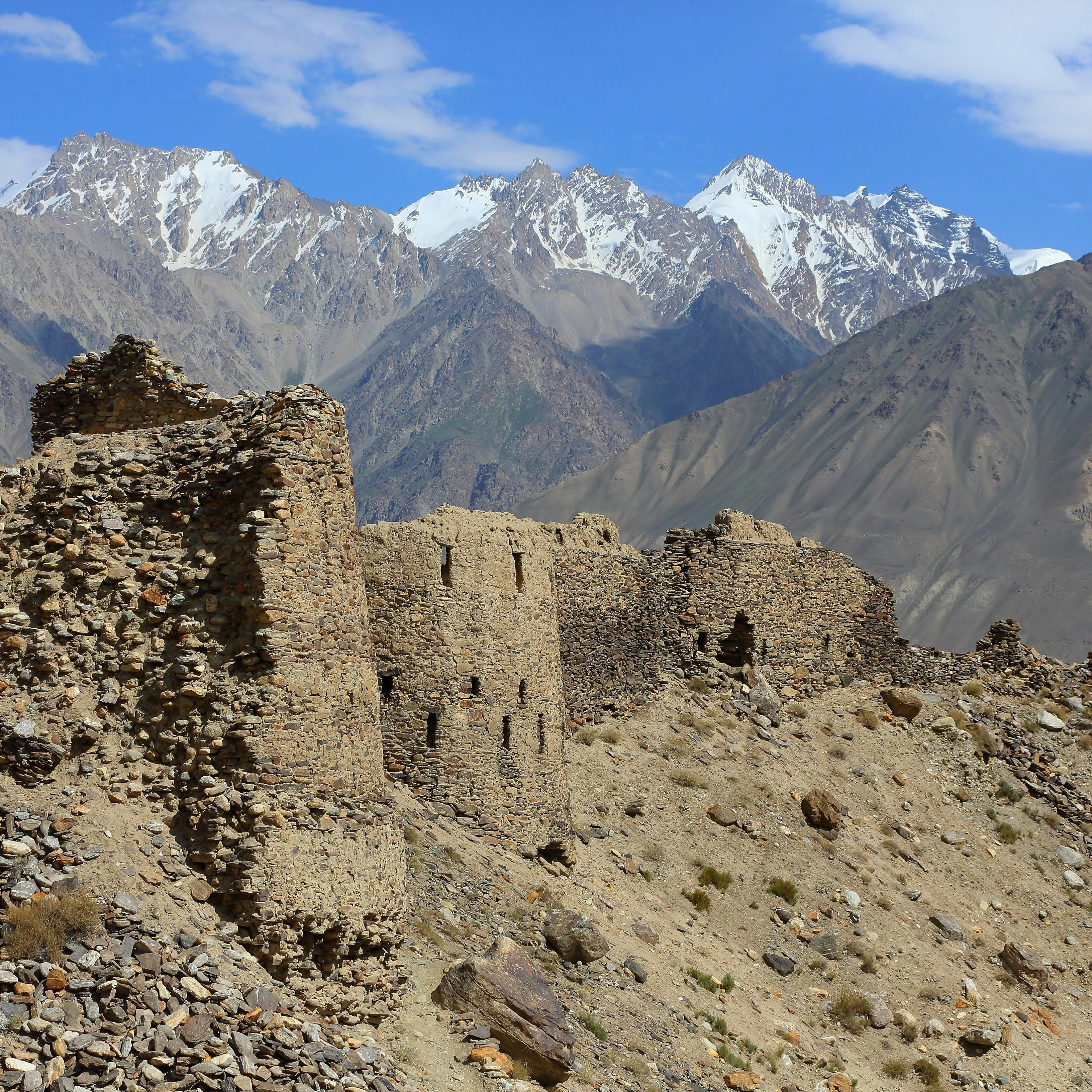 Yamchun Fortress in Tajikistan's Wakhan Corridor.