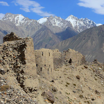 Yamchun Fortress in Tajikistan's Wakhan Corridor.