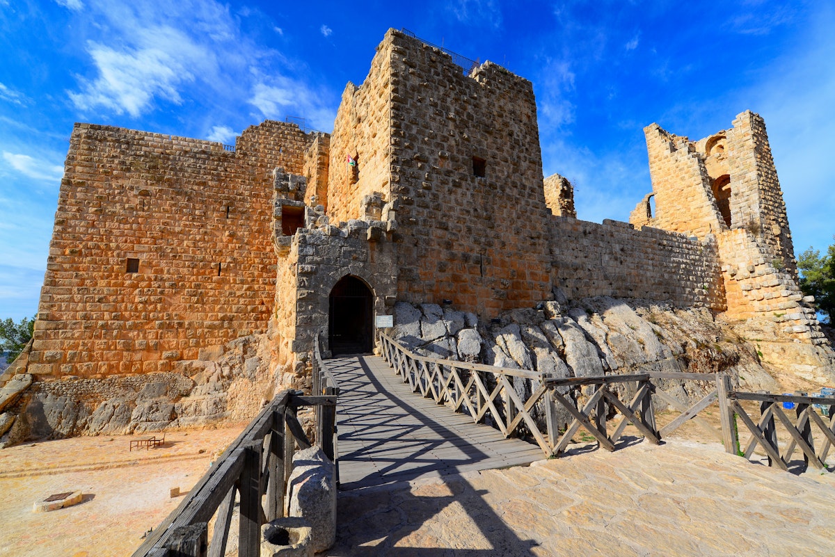 Built on top of the mountain, Ajloun Castle is a fine example of Islamic military architecture, marking it an important strategic link in the defensive chain against the Crusaders.
