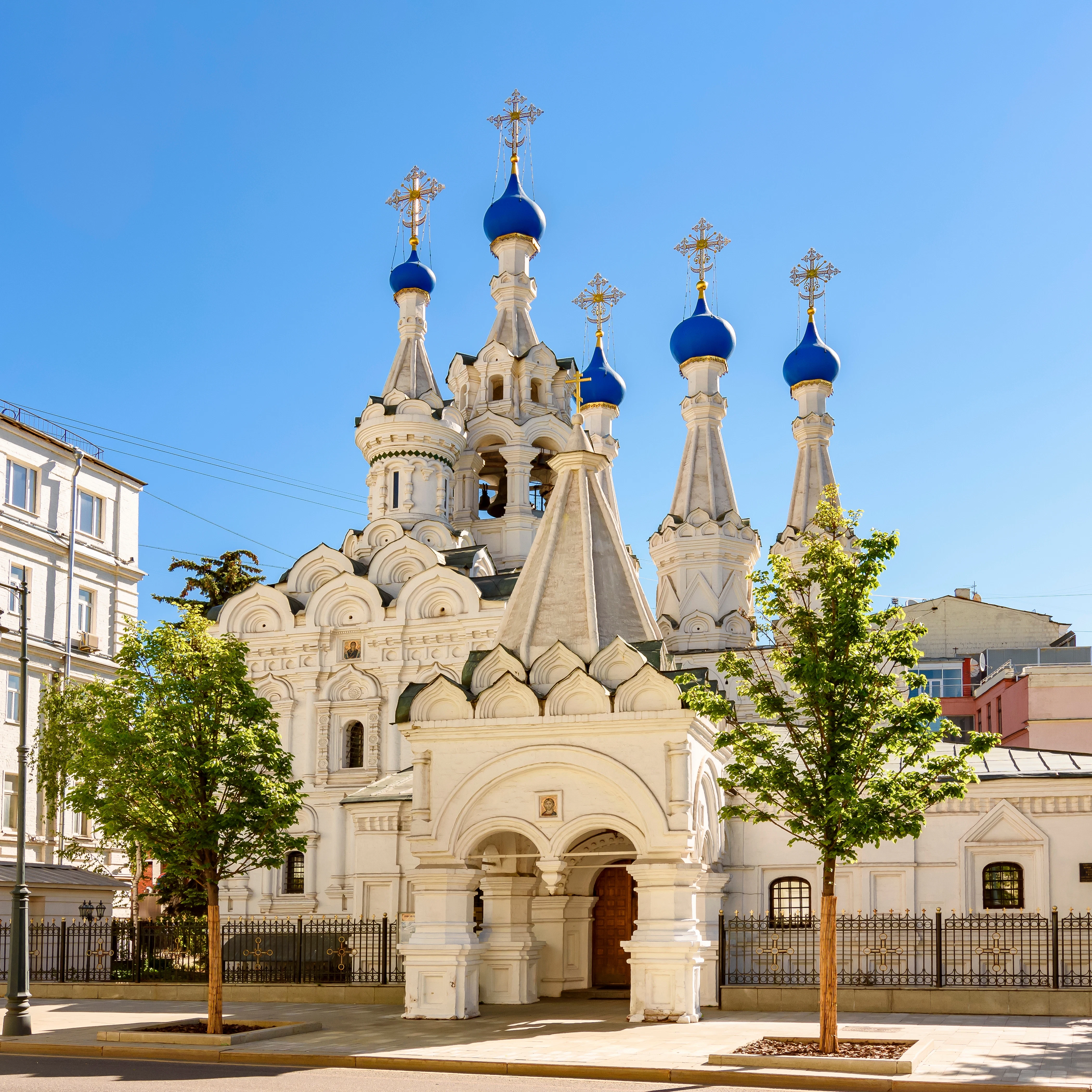Nativity church at Putinki founded in 1649, Moscow, Russia.