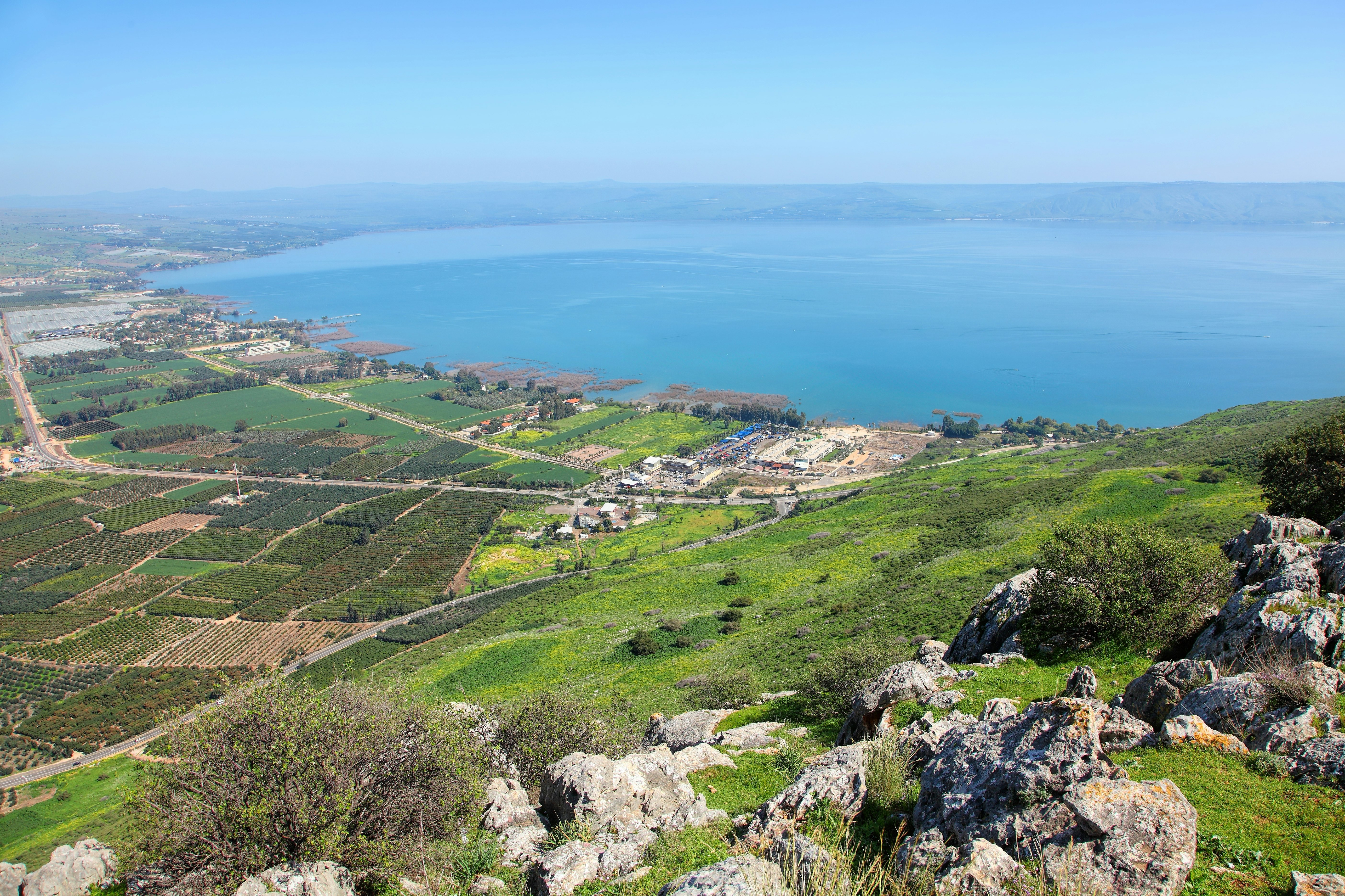 View from the top of Arbel Cliff, Arbel National park.