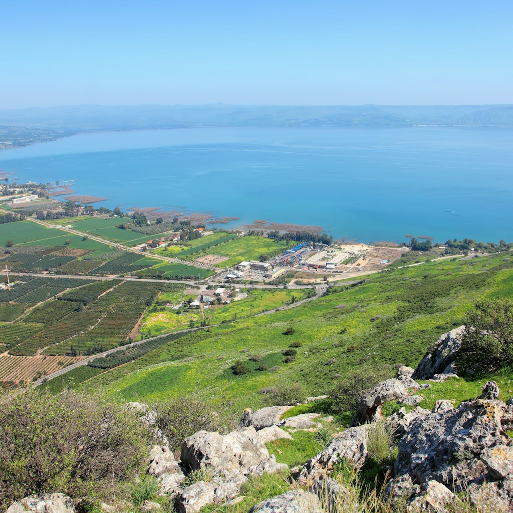 View from the top of Arbel Cliff, Arbel National park.