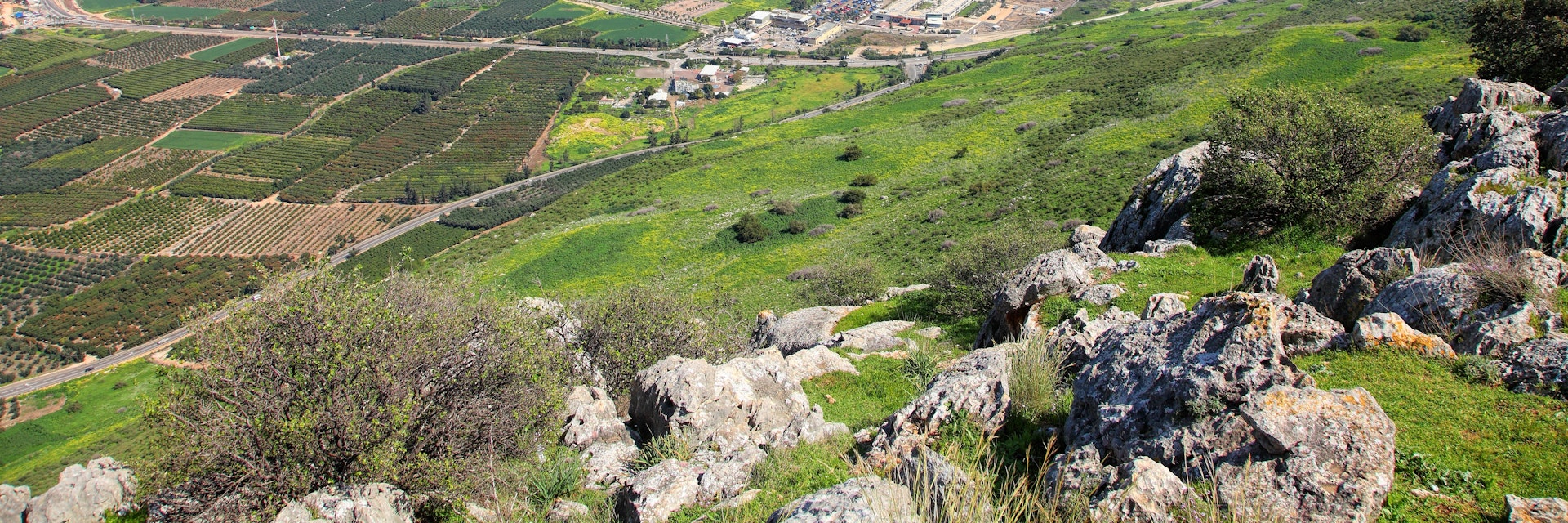 View from the top of Arbel Cliff, Arbel National park.