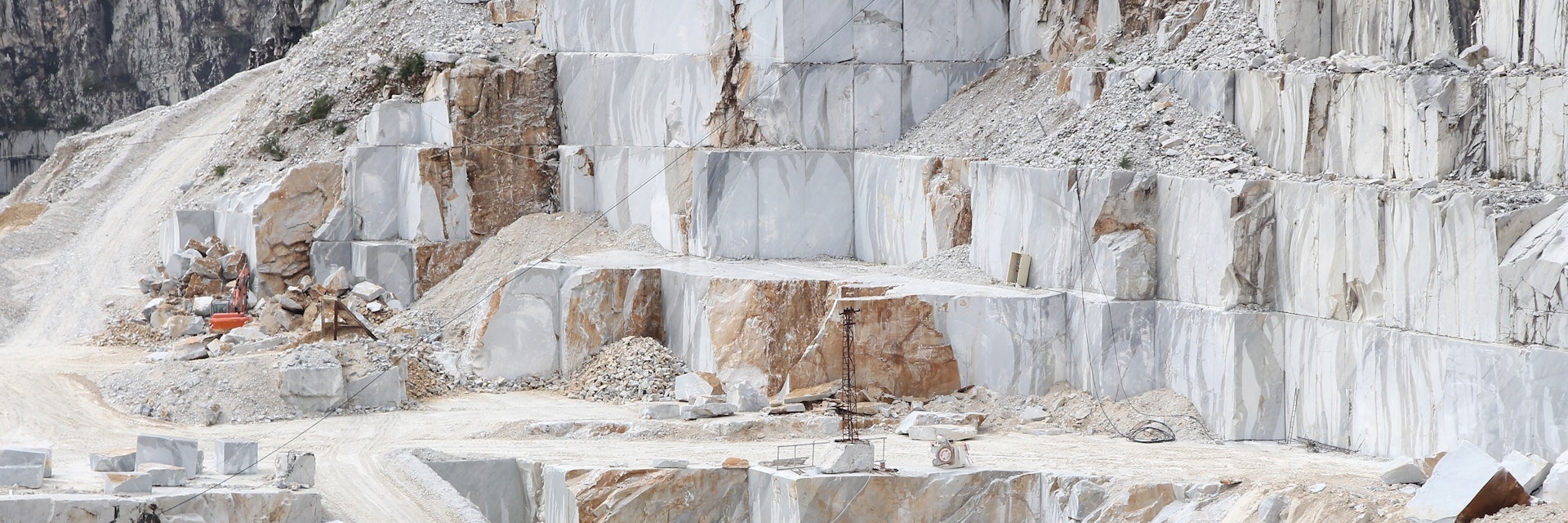 Marble quarry in Fantiscritti valley, Carrara, Italy.