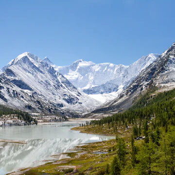Akkem Lake and Mt Belukha.
