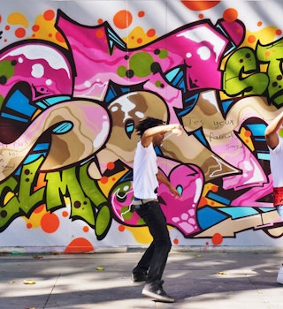 PARIS, FRANCE -28 JULY 2015- Two hip hop dancers in front of walls covered with graffiti street art in the French capital.; Shutterstock ID 317745779; your: Claire Naylor; gl: 65050; netsuite: Online ed; full: Hip hop Paris
317745779
