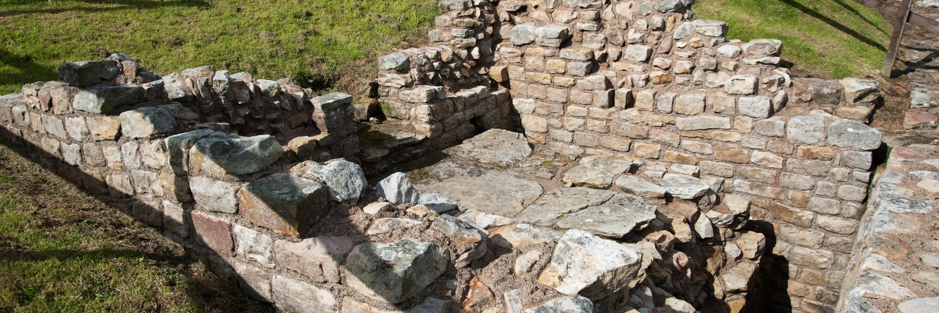 Ruins at Vindolanda Roman fort in England
45664927
archaeology, archeology, architecture, chesterholm, england, field, fort, hadrian, kingdom, roman, ruin, stanegate, stone, uk, united, vindolanda, wall