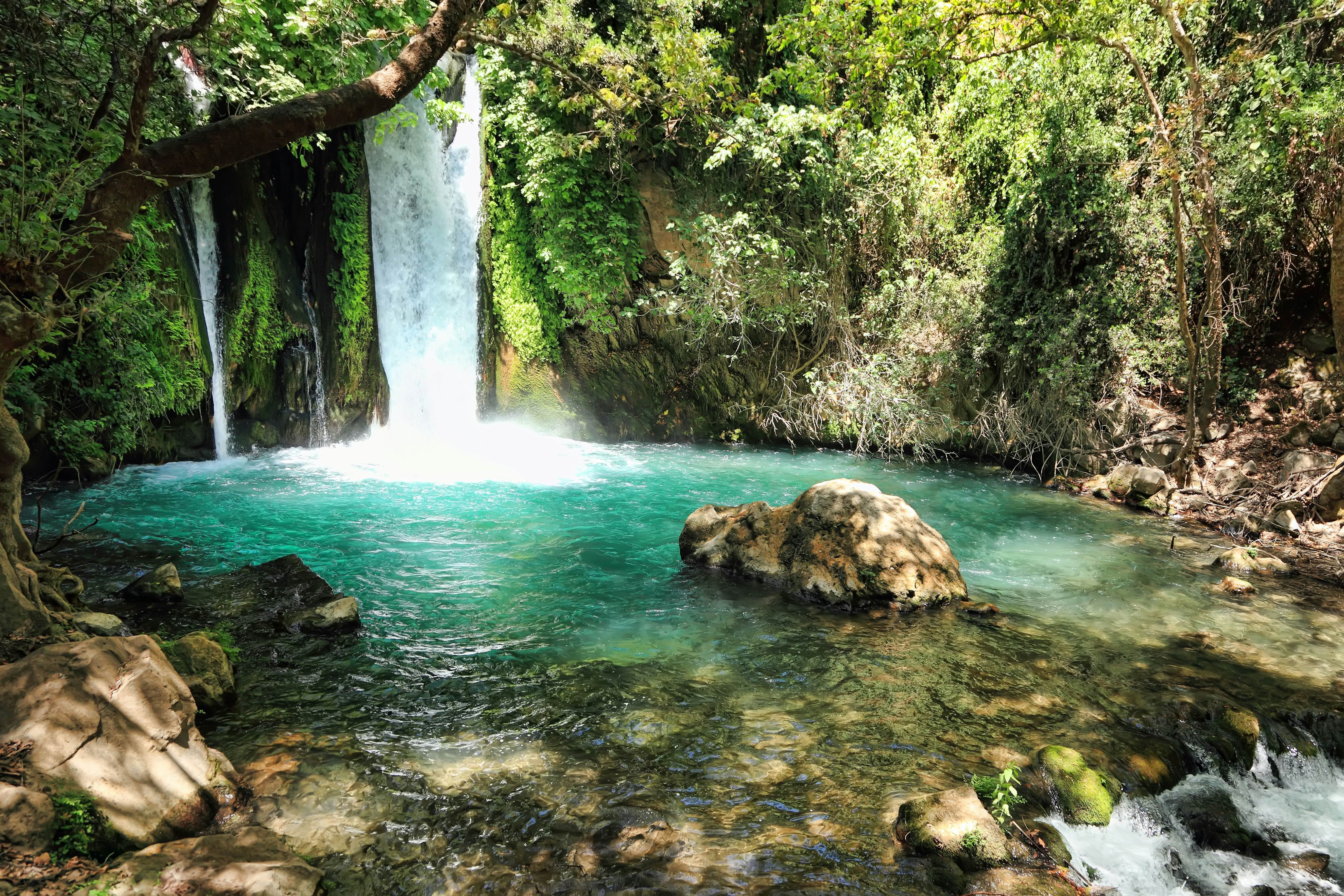 Waterfall in Banias Nature Reserve