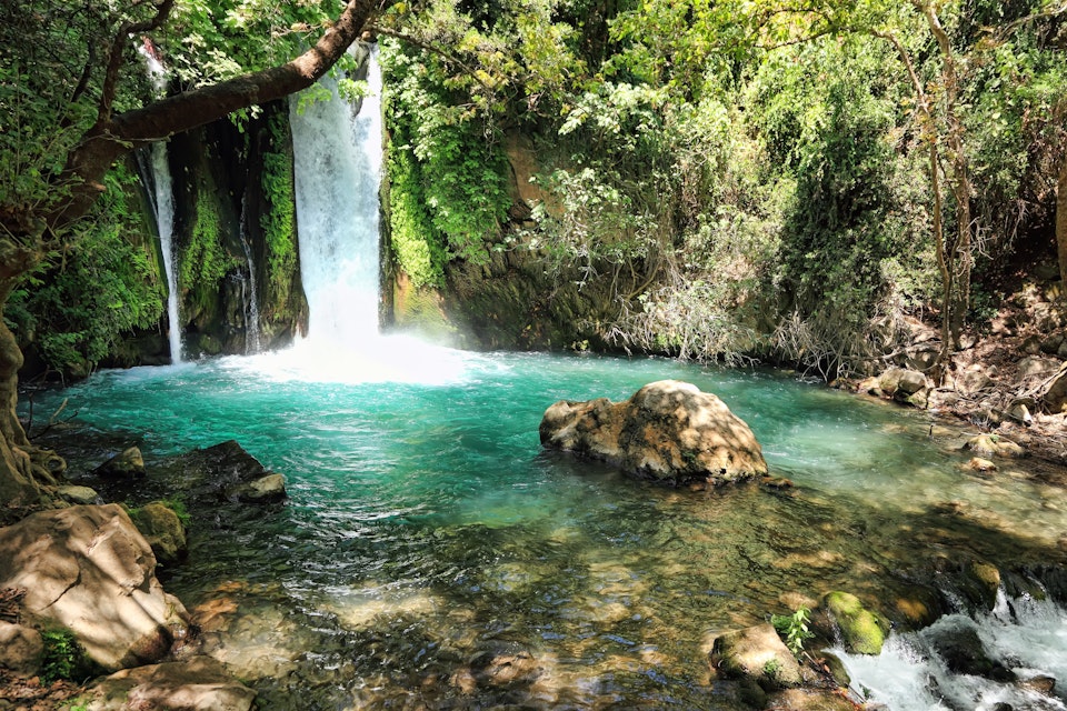 Waterfall in Banias Nature Reserve