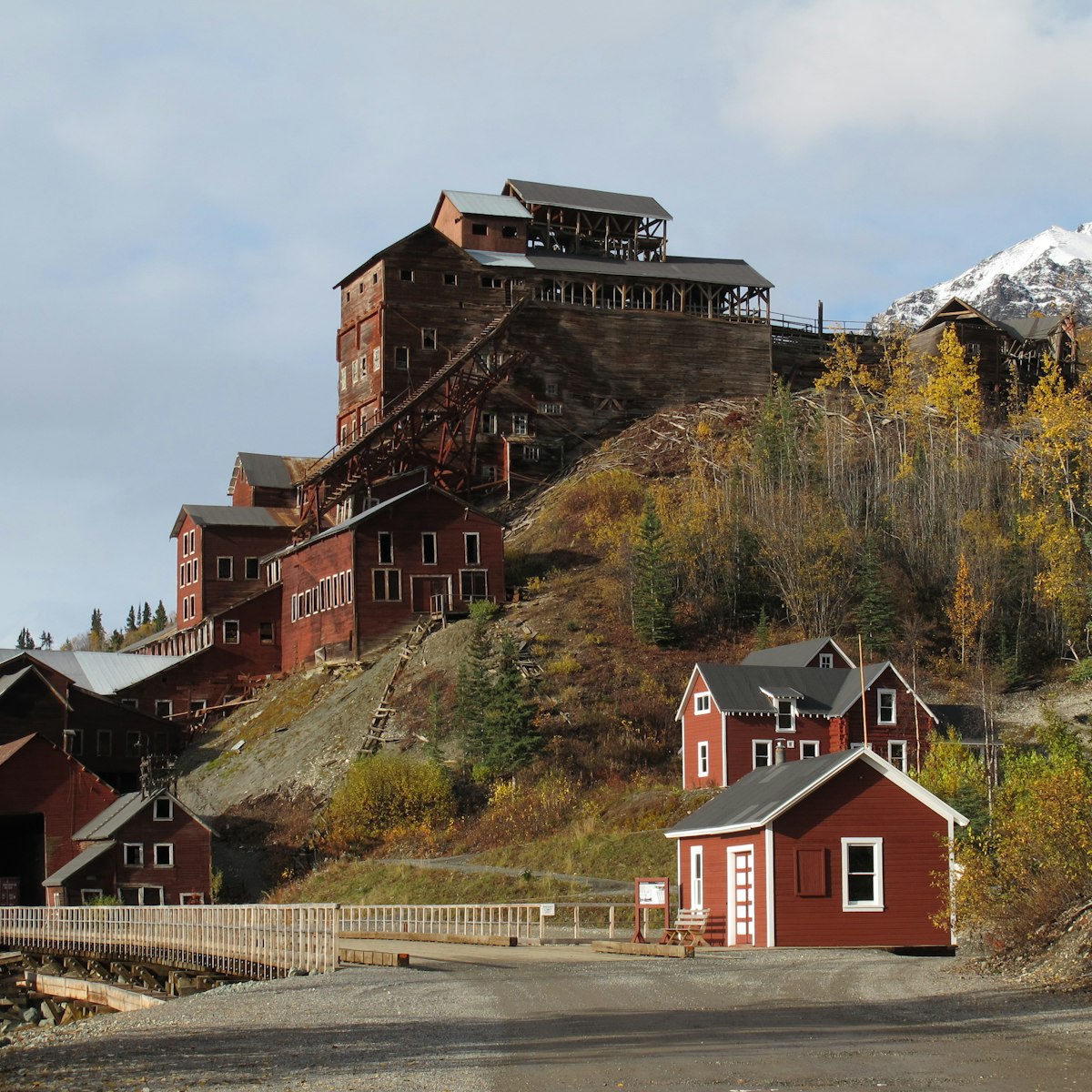 Kennecott Copper Mine National Historic Landmark, McCarthy, Alaska.
