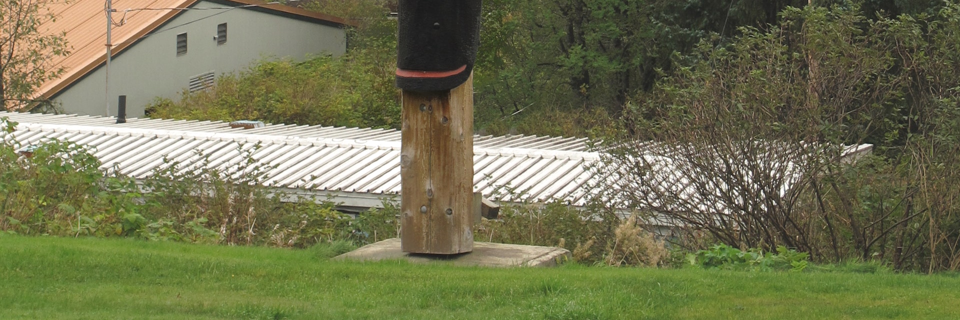 Totem Pole at Klawock Park, Prince of Wales Island, Alaska.