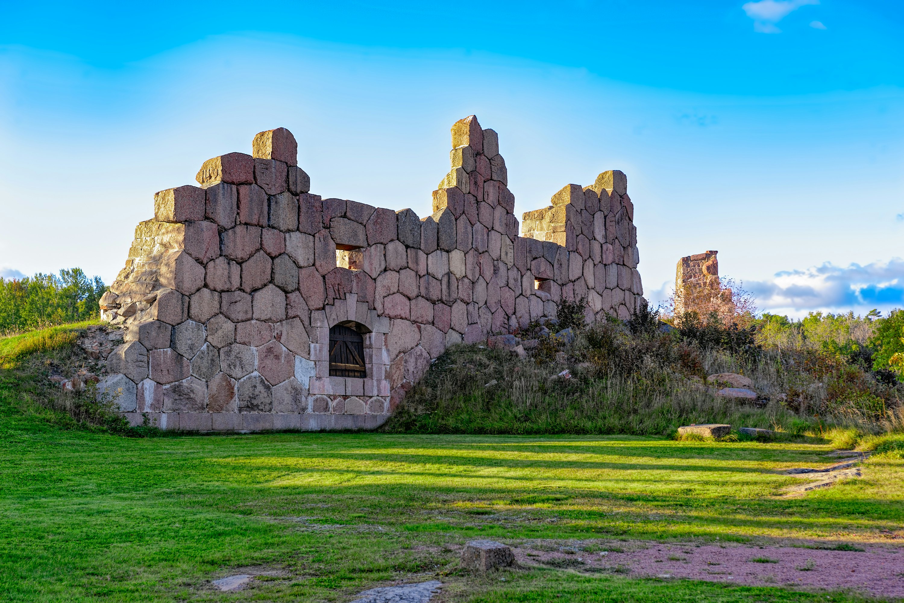 Ruins of the fortress Bomarsund.