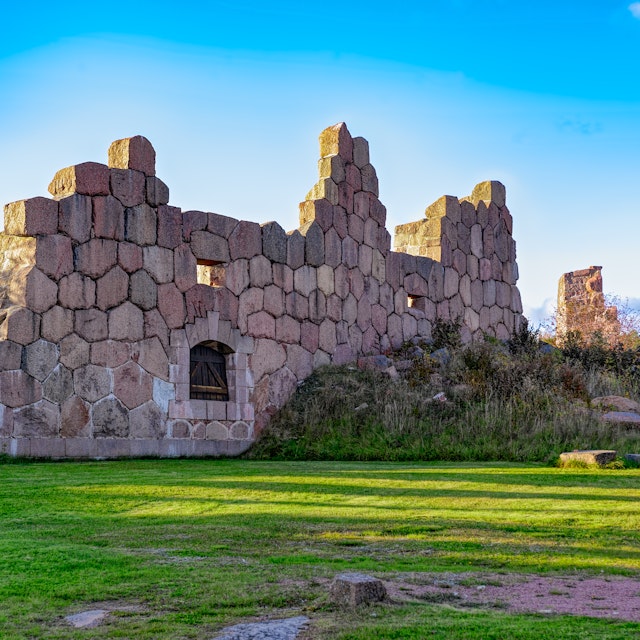 Ruins of the fortress Bomarsund.