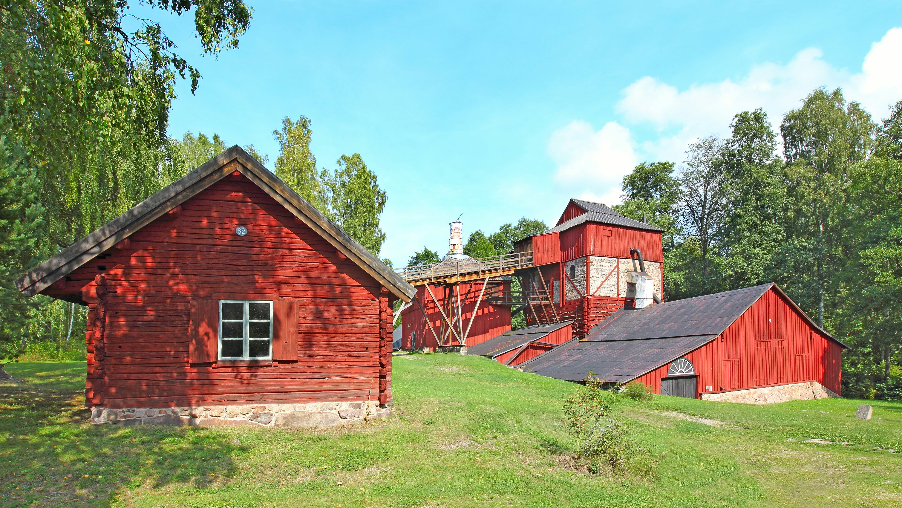 Engelsberg Ironworks. This site is the best-preserved and most complete example of this type of Swedish ironworks.