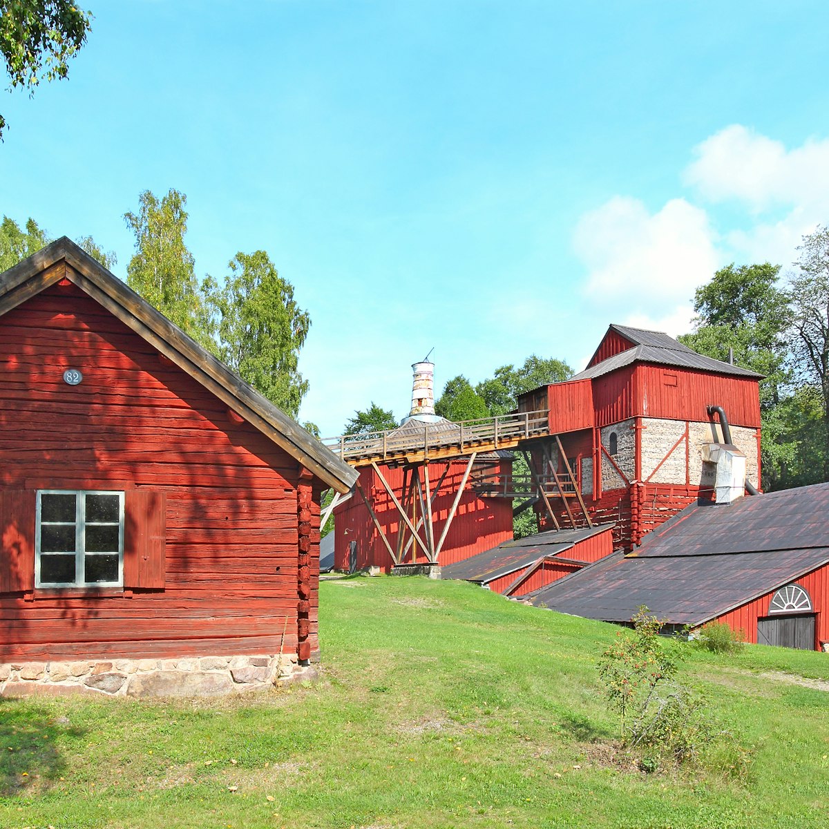 Engelsberg Ironworks. This site is the best-preserved and most complete example of this type of Swedish ironworks. 