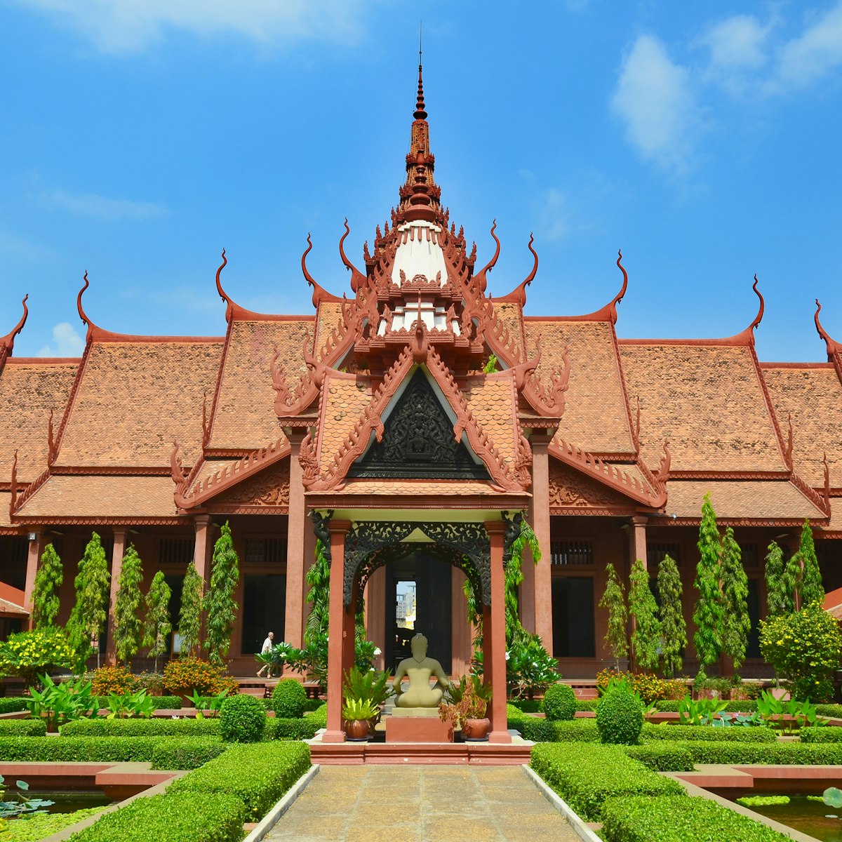 The National Museum of Cambodia (Sala Rachana) in Phnom Penh is Cambodia's largest museum of cultural history and is the country's leading historical and archaeological museum.