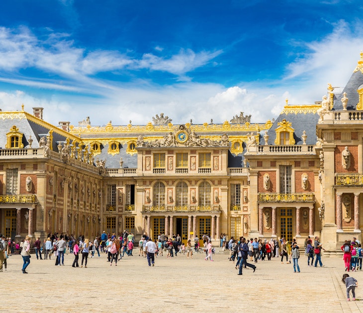 A crowd outside the Palace of Versailles on a summer day.
369300248
historical, france, versailles, cloud, travel, view, day, european, urban, landmark, sites, symbol, castle, history, touristic, palace, chateau, summer, outside, old, people, de, building, tourist, historic, front, traveler, world, place, decorative, unesco, famous, heritage, cloudy, garden, architecture, french, king, sky, tourism, art, ancient, royal, residence, nature, europe, facade