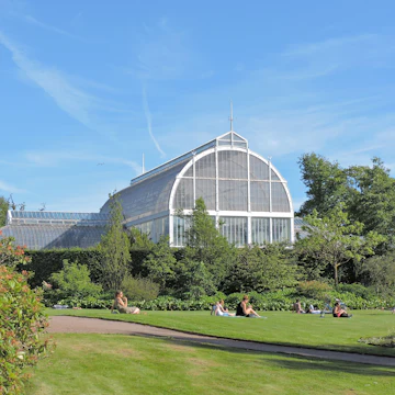 A sunny day at the wonderful park Gothenburg garden society,Trädgårdsföreningen.