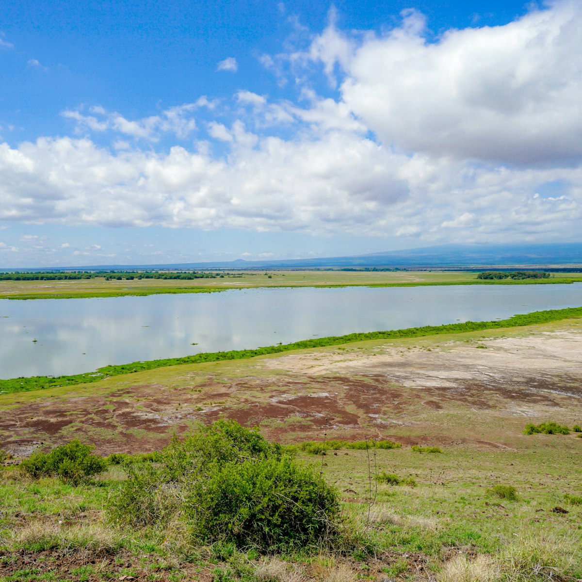 View of Amboseli National Park from Observation Hill.
