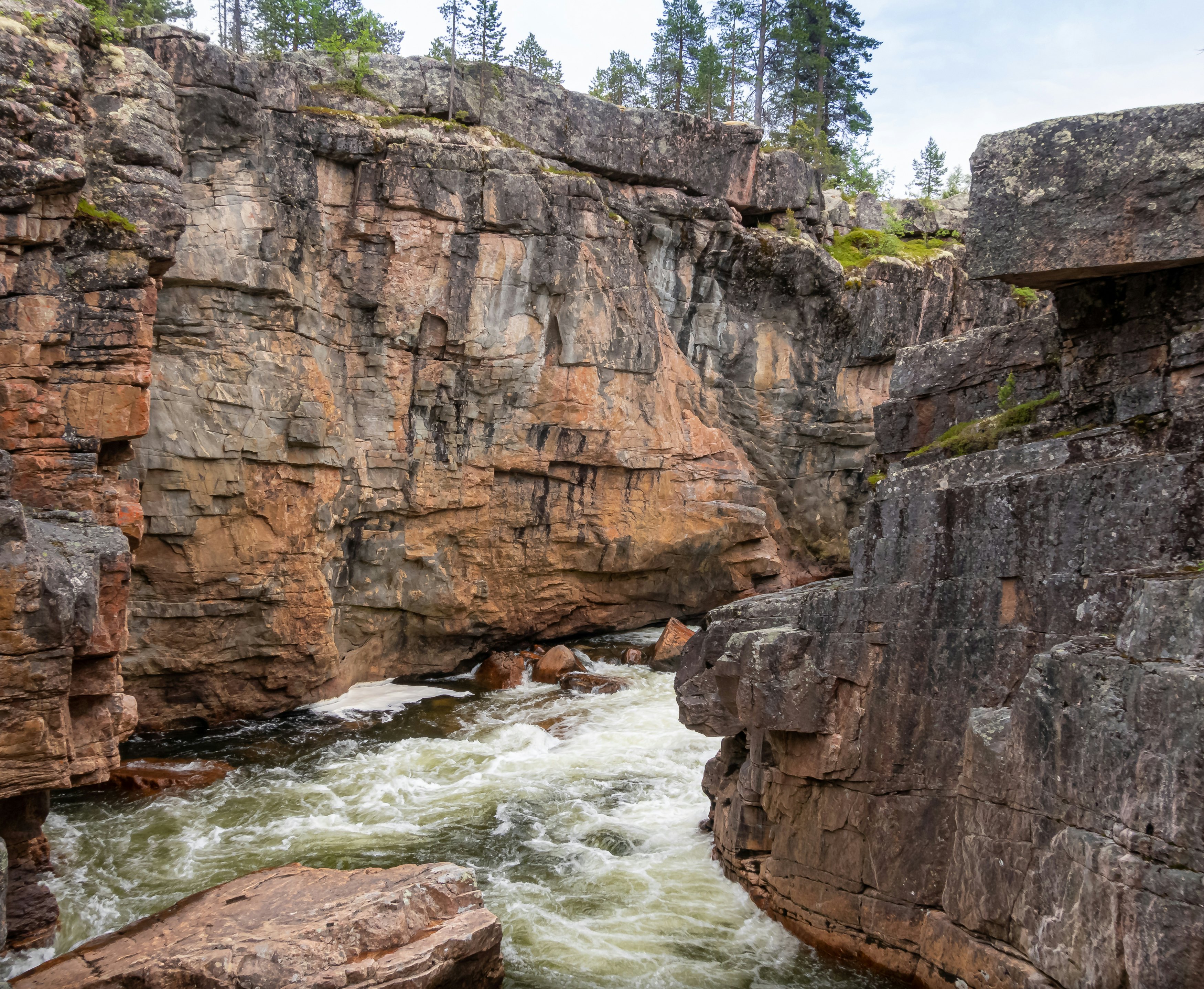 Canyon in Reisa National Park, Norway.
