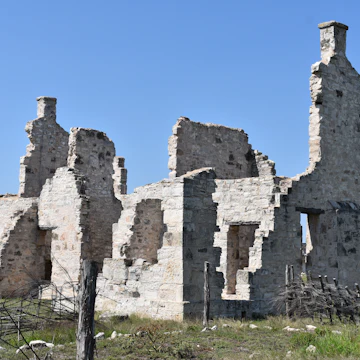 Ruins of Fort McKavett.