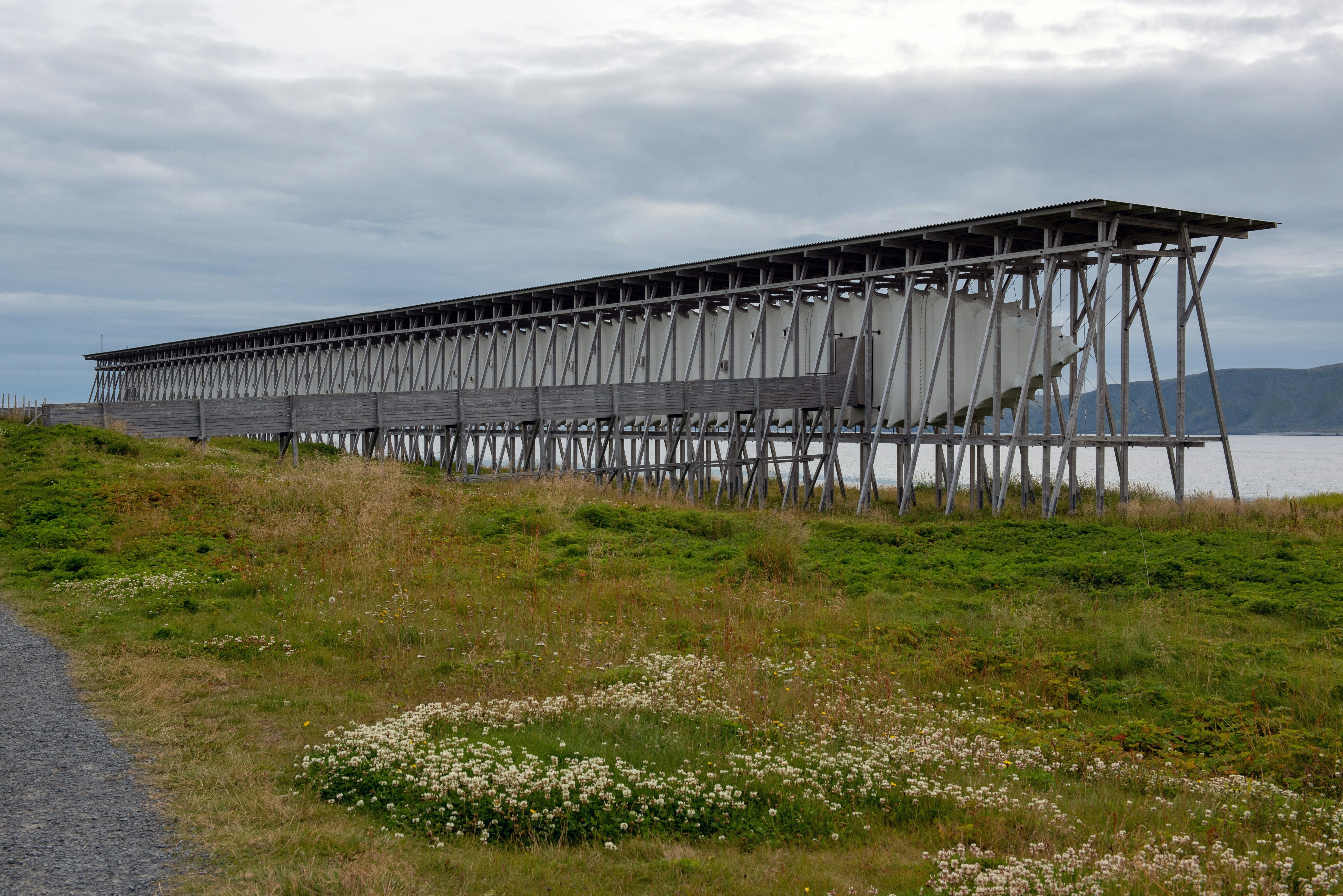 Steilneset Memorial in Vardo, Norway, commemorating the trial and execution of people for witchcraft.