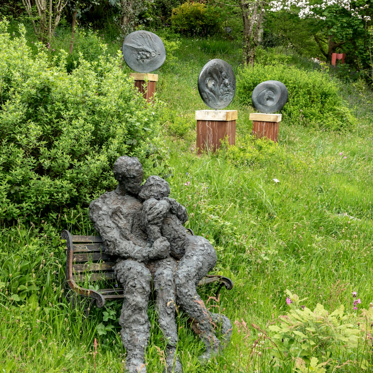 Broomhill Sculpture Gardens, Muddiford, Barnstaple, North Devon, UK.