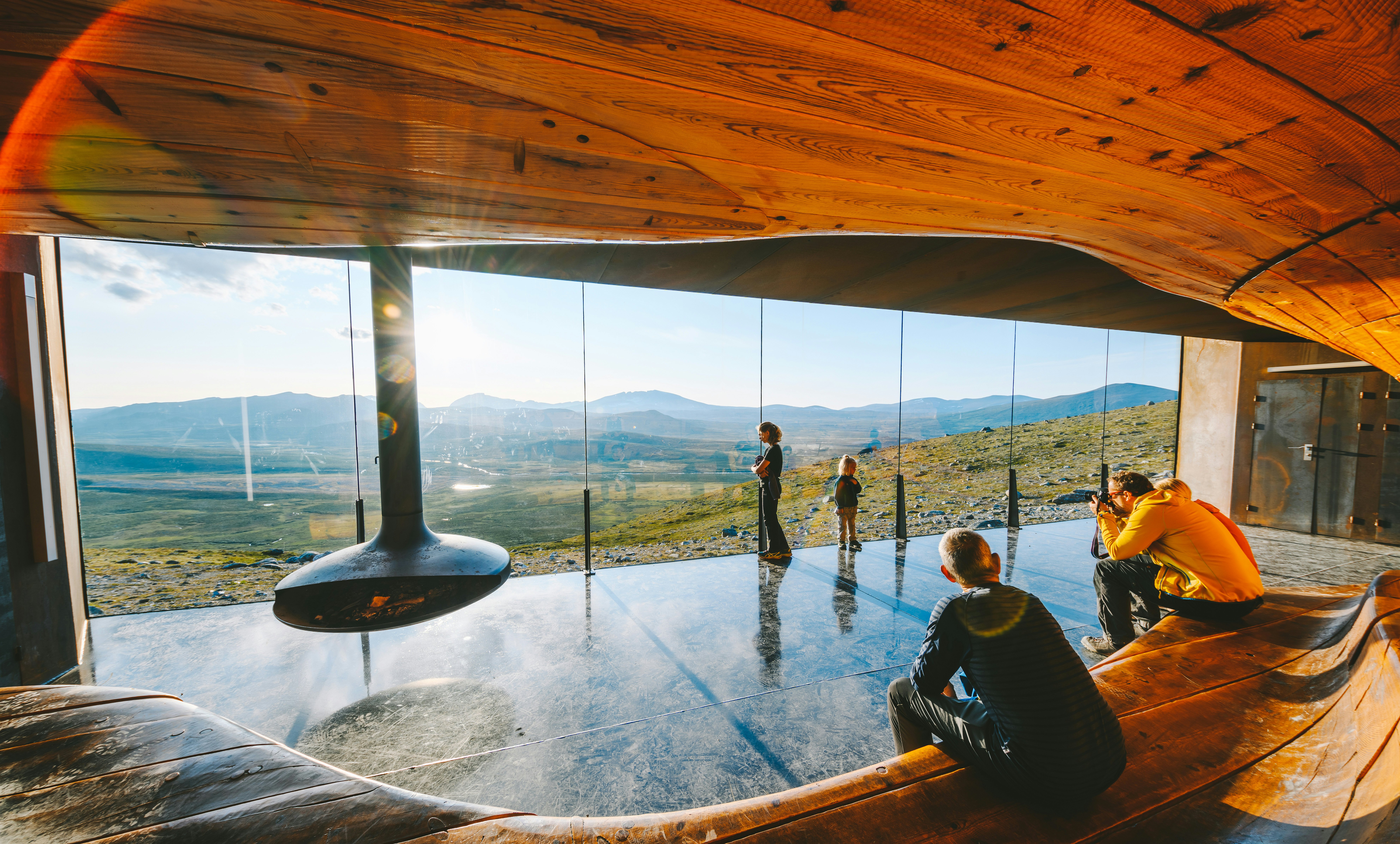Snohetta viewpoint interior.