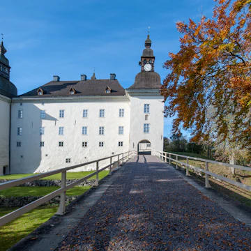 Ekenas castle during fall in the countryside outside Linkoping.