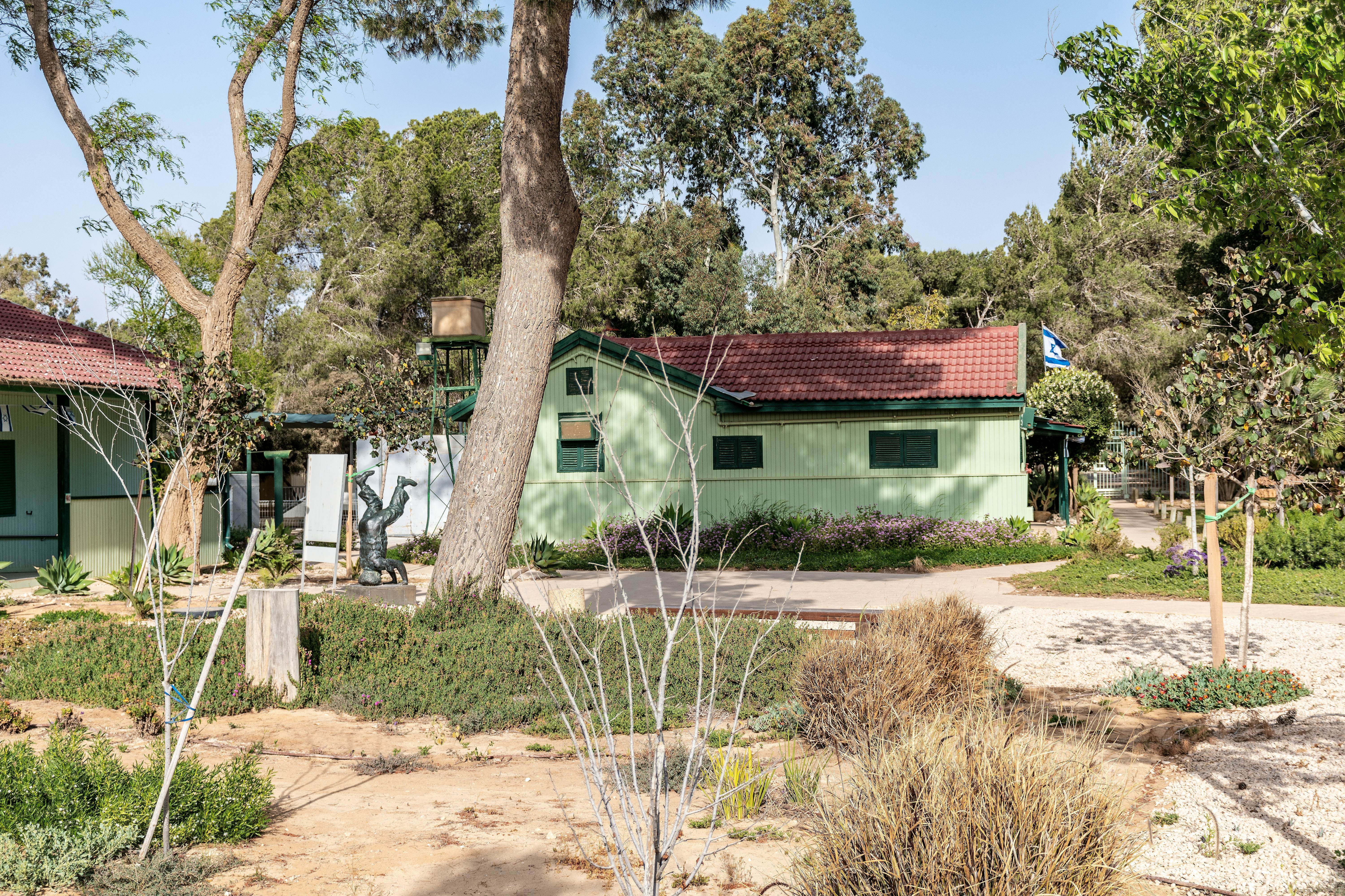 The apartment house of the founder of the State of Israel, Ben-Gurion, in the Kibbutz Sde Boker in the Judean Desert.