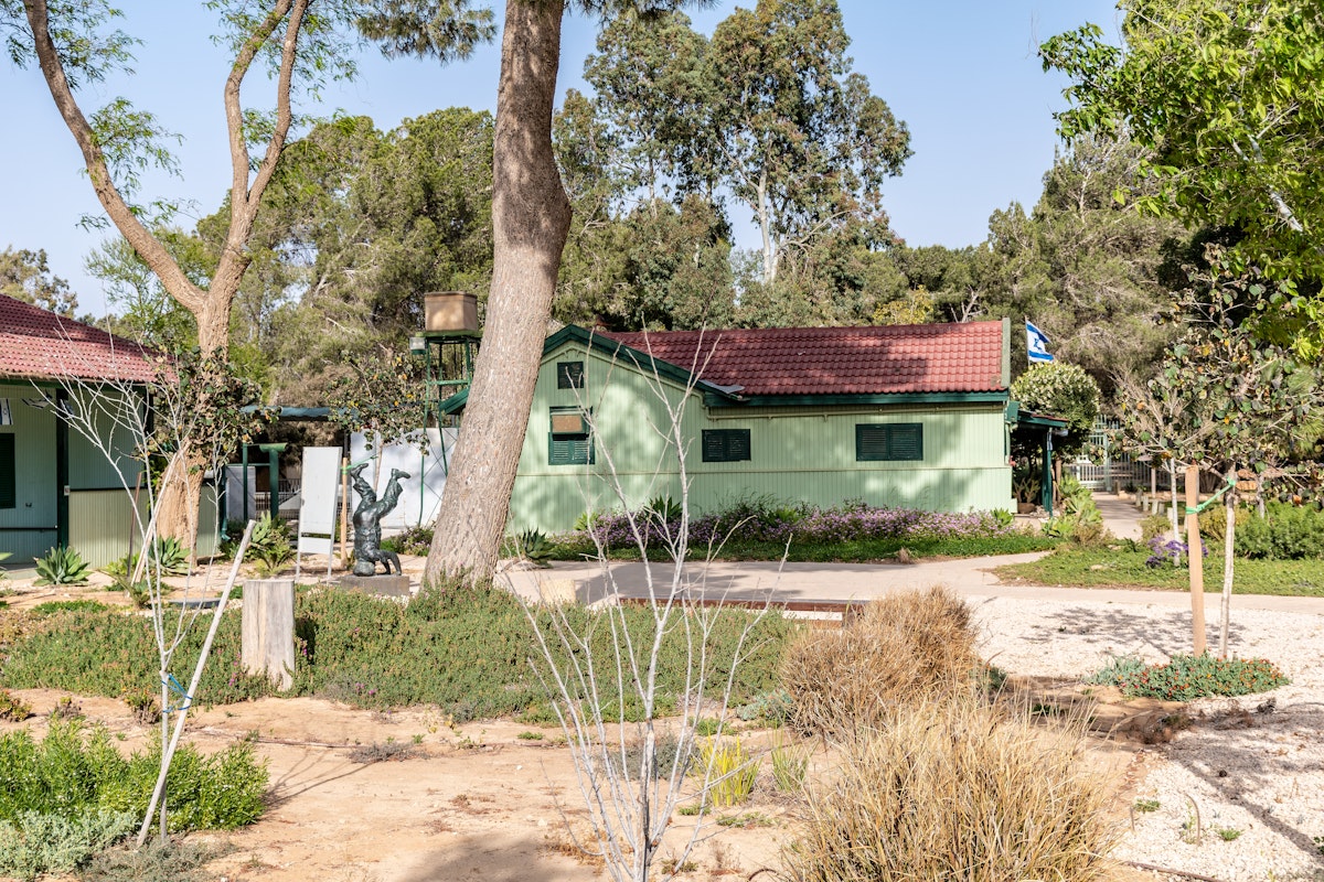 The apartment house of the founder of the State of Israel, Ben-Gurion, in the Kibbutz Sde Boker in the Judean Desert.