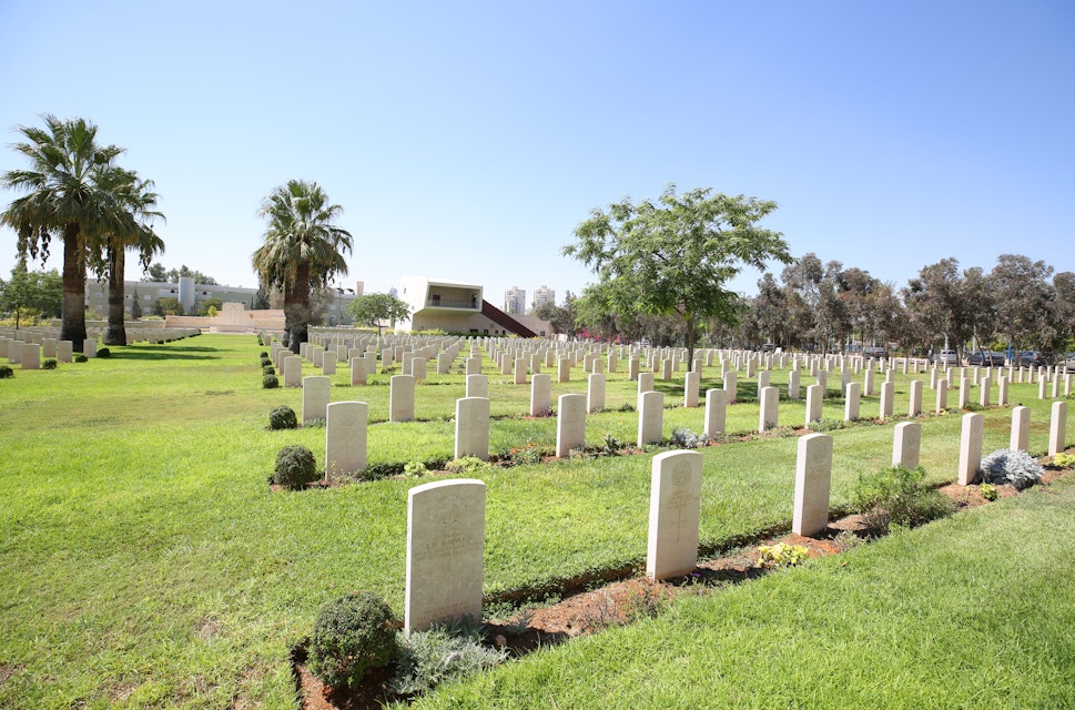 Beersheba War Cemetery, containing 1,241 Commonwealth burials of the Great War, 67 of them unidentified.