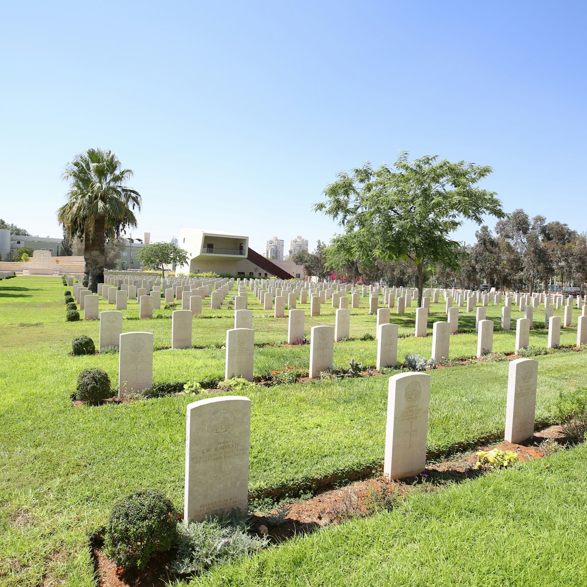 Beersheba War Cemetery, containing 1,241 Commonwealth burials of the Great War, 67 of them unidentified.